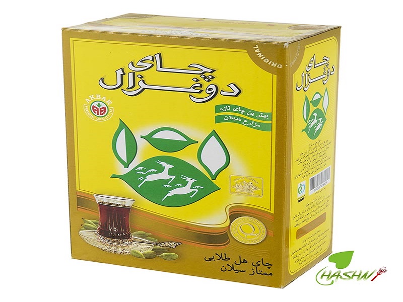 مشخصات چای دوغزال هل و زعفران