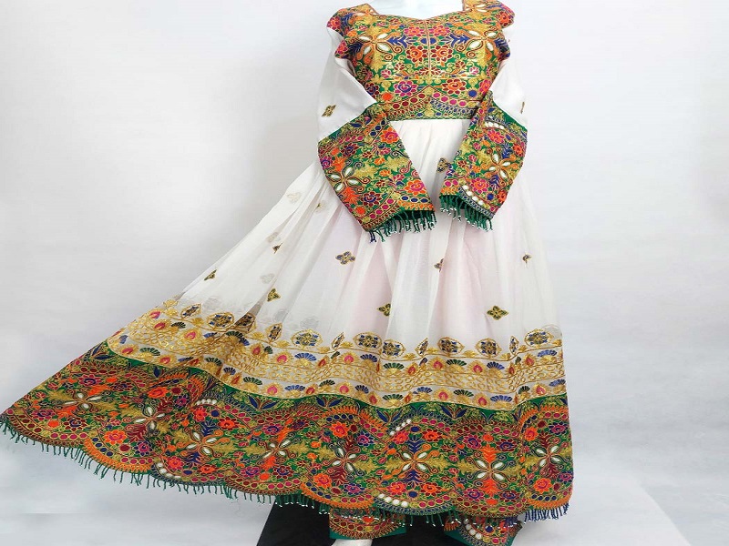 مشخصات لباس افغانی زنانه