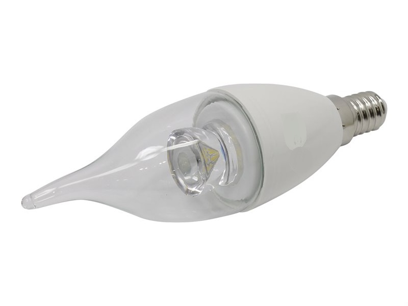 خرید لامپ کم مصرف شمعی شفاف