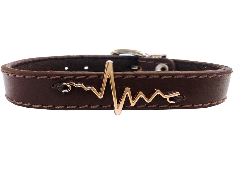 مشخصات دستبند چرم طرح ضربان قلب