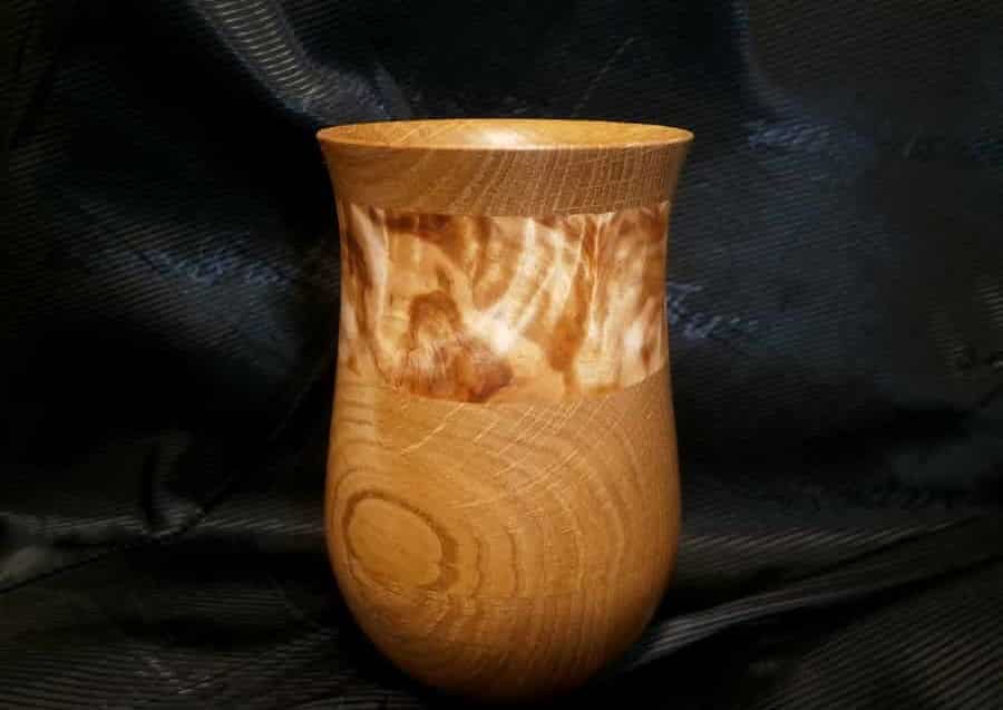 گلدان چوبی بامبو