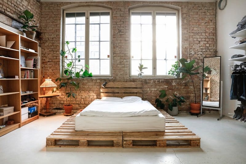 پالت چوبی برای تخت 