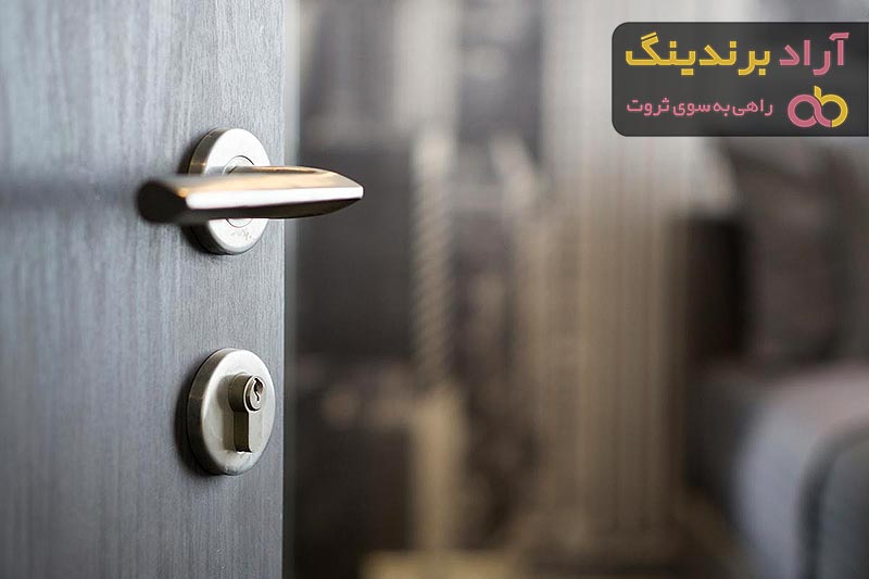 wooden door handle lock