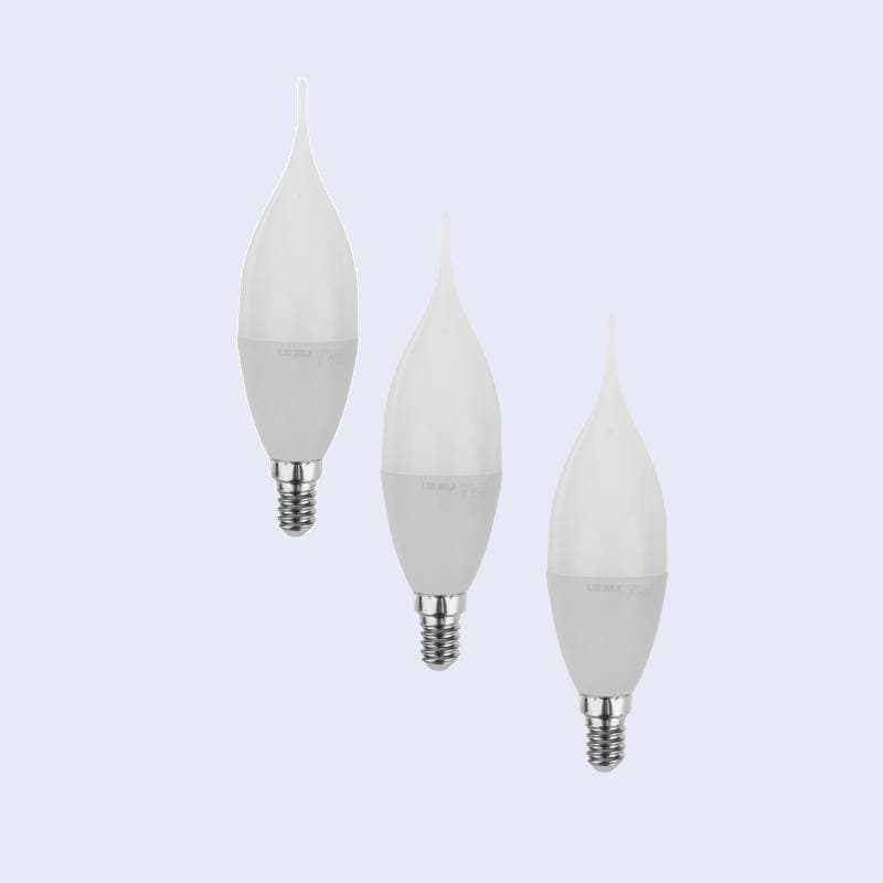 لامپ کم مصرف شمعی شفاف