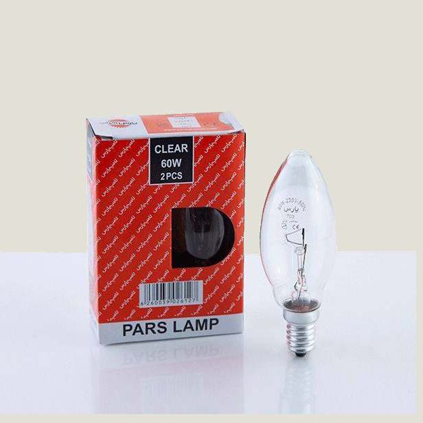 لامپ شمعی پارس