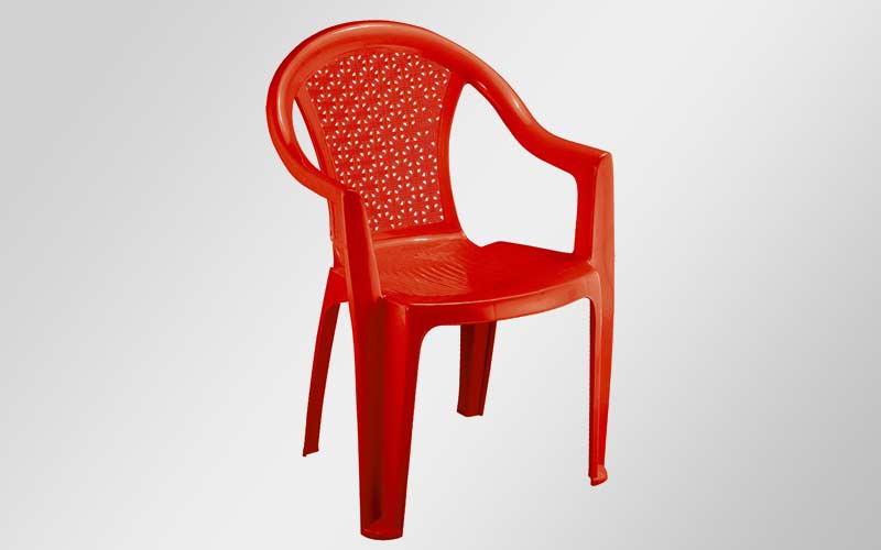 صندلی پلاستیکی قرمز