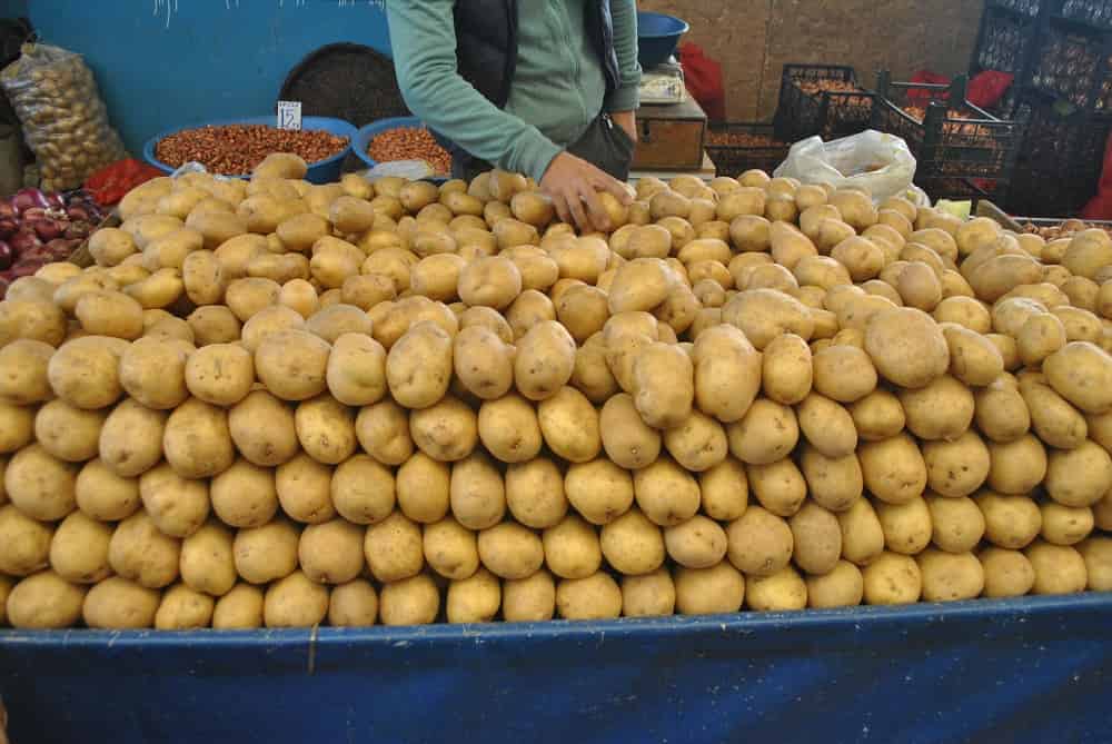 سیب زمینی در بازار تبریز