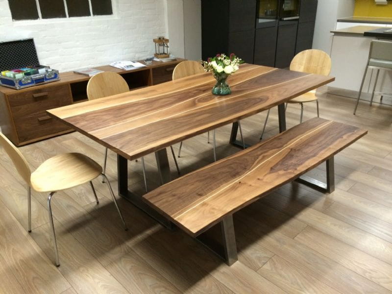چوب گردو میز