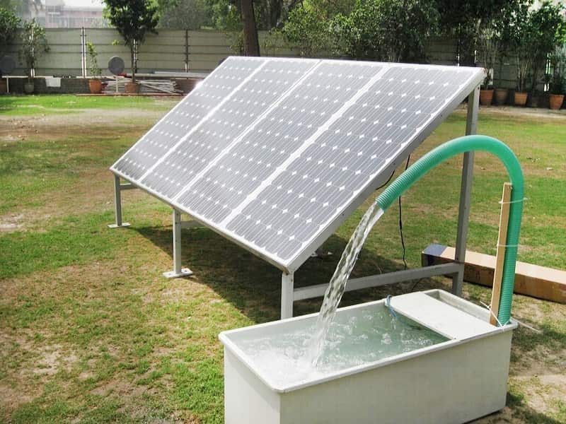 پمپ آب خانگی خورشیدی
