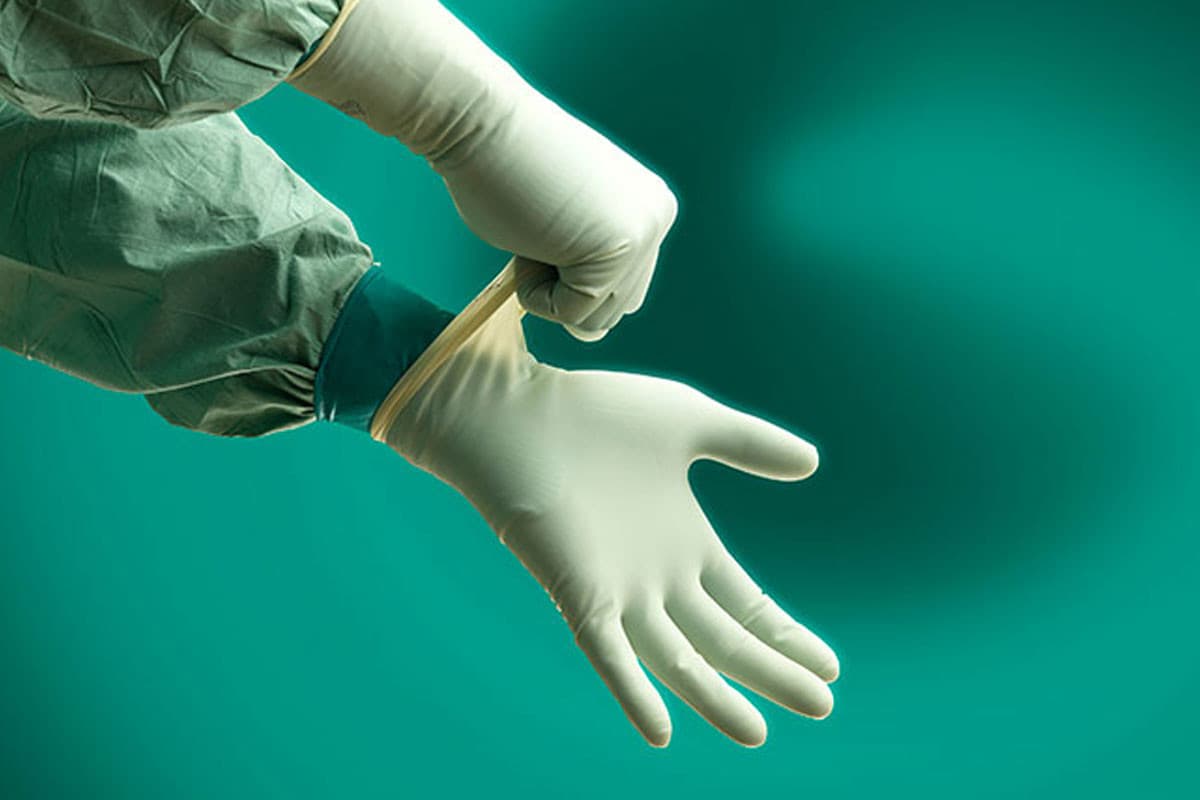 دستکش استریل جراحی سایز 8