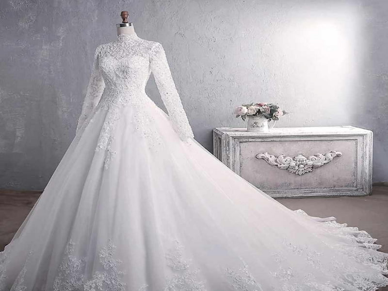 لباس عروس مشکی