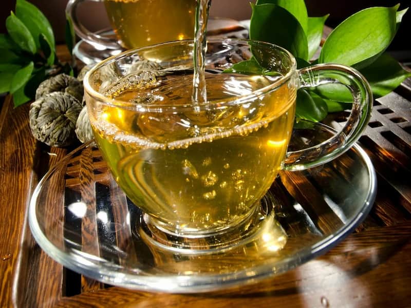 چای سبز با زنجبیل