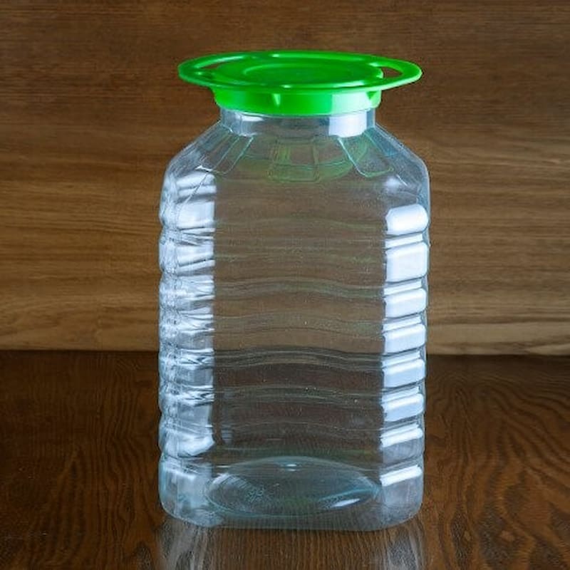 بطری پلاستیکی استوانه ای