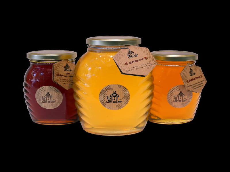عسل طبیعی در یخچال