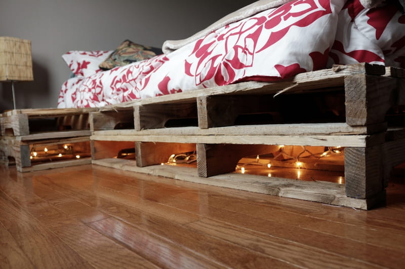 پالت چوبی تخت 