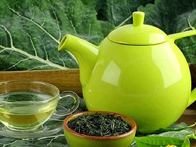 چای سبز با گل محمدی
