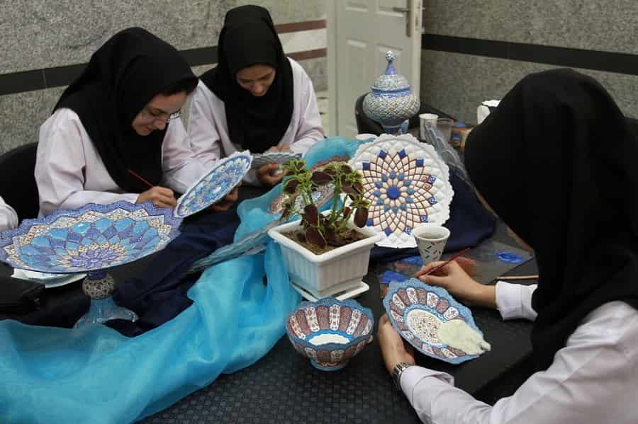 میناکاری روی مس اصفهان
