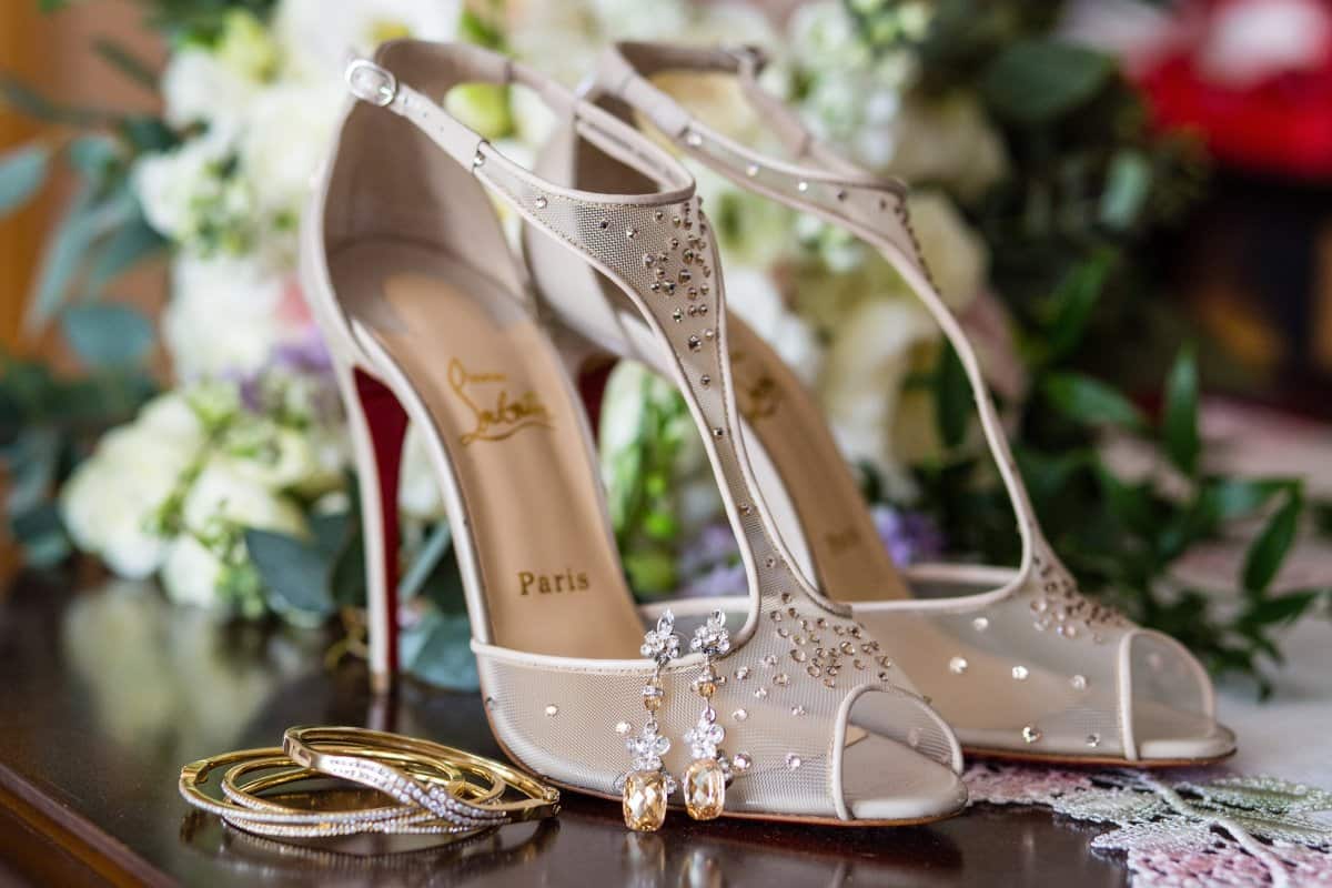 کفش سفید مجلسی عروس