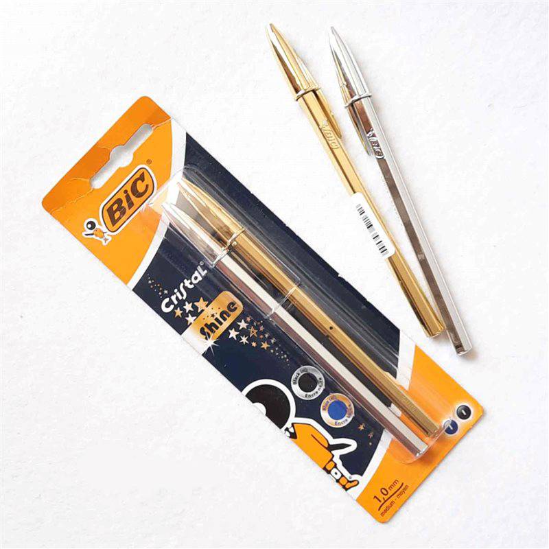 خودکار بیک بدنه طلایی