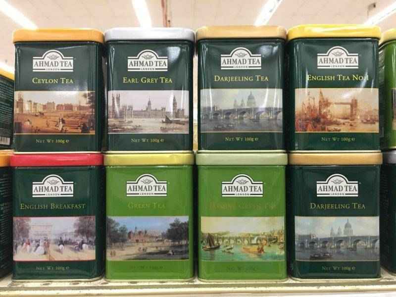 چای احمد قوطی فلزی