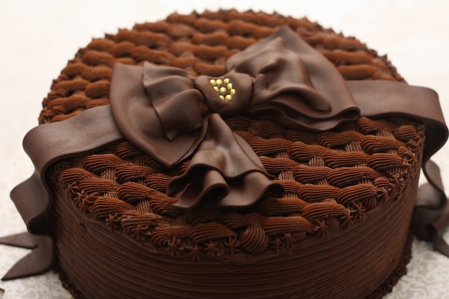 کیک شکلاتی یک کیلویی