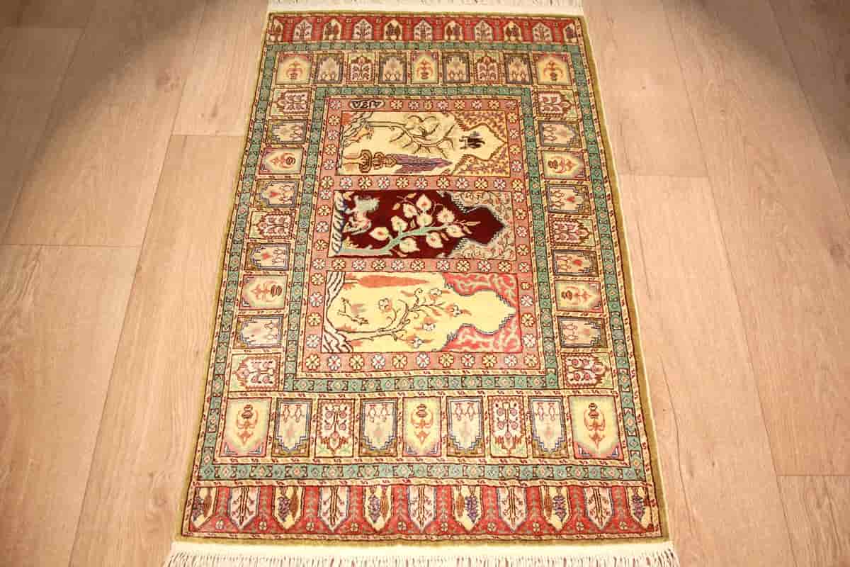 فرش چله ابریشم اصفهان