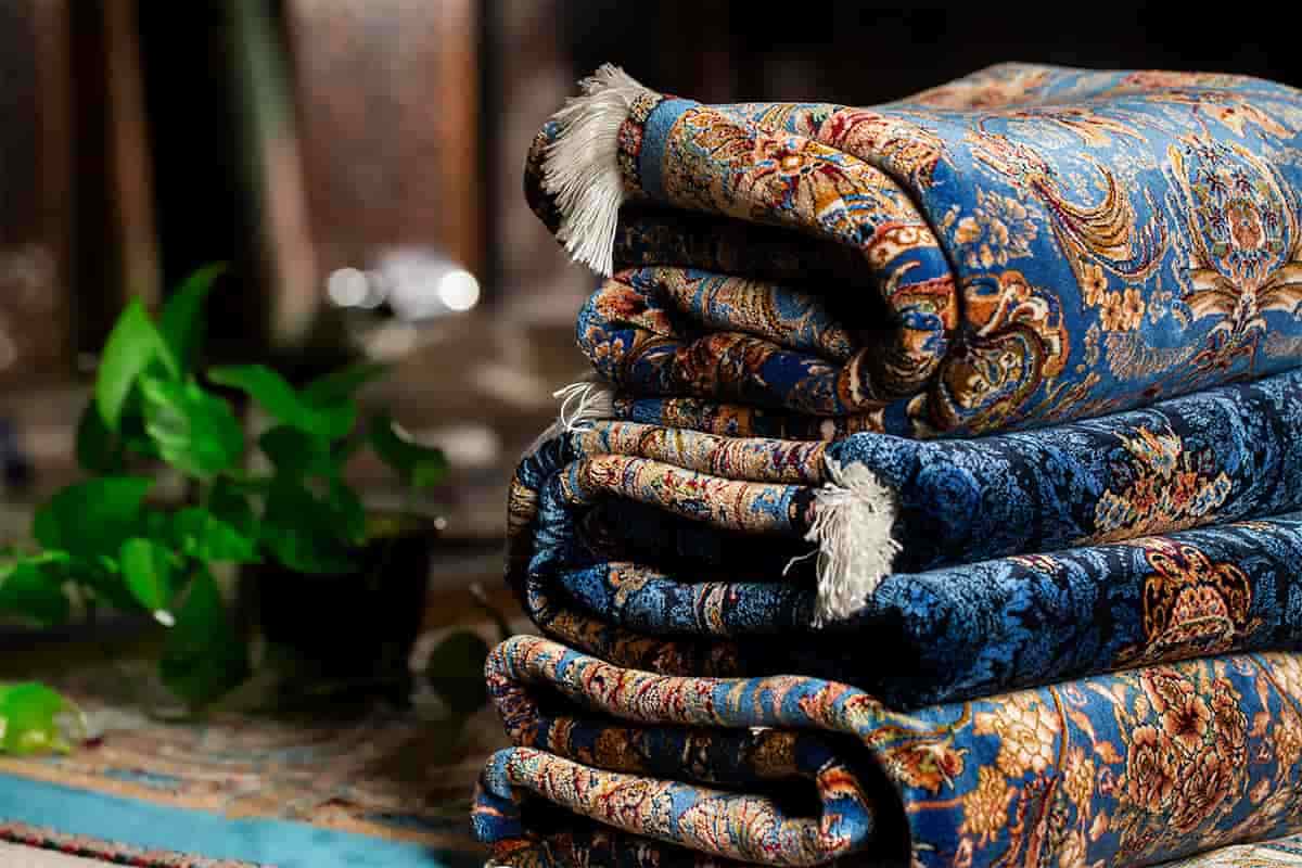 فرش ابریشم اصفهان دستباف