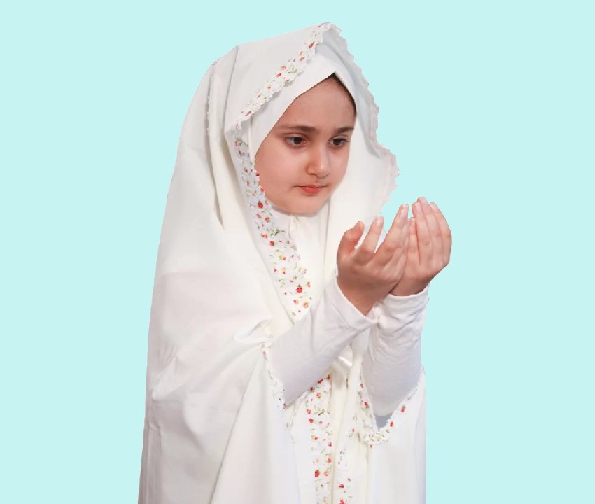  چادر نماز دخترانه