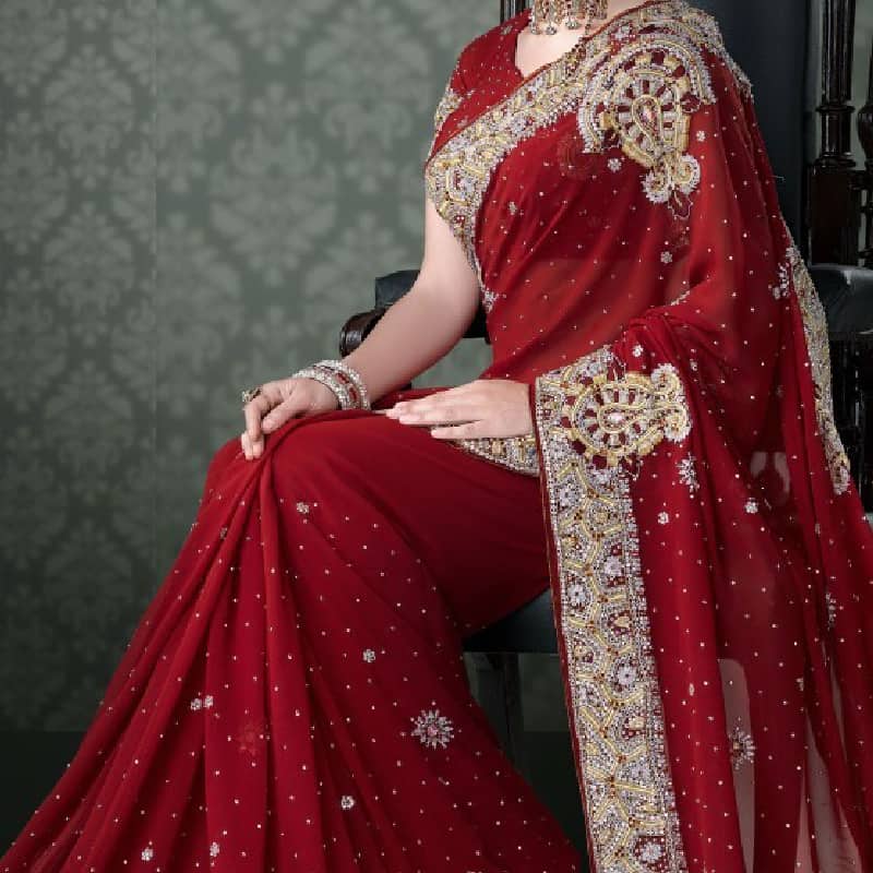 لباس هندی ساری دامن