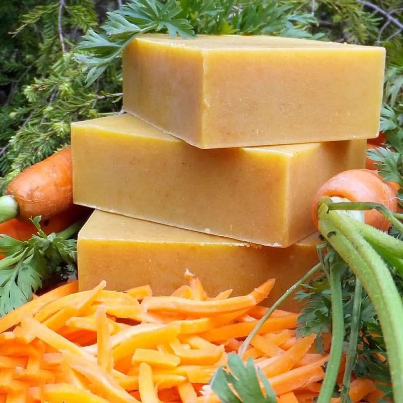 صابون هویج برای پوست