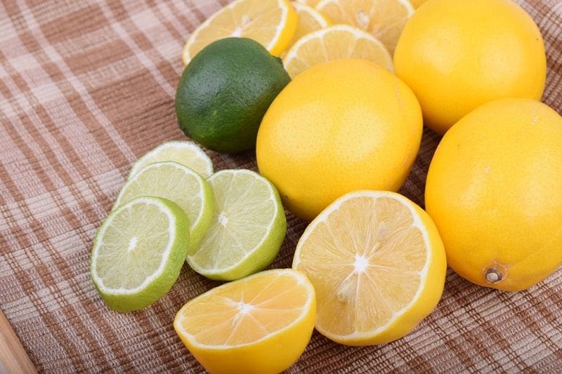 لیمو ترش سبز و زرد
