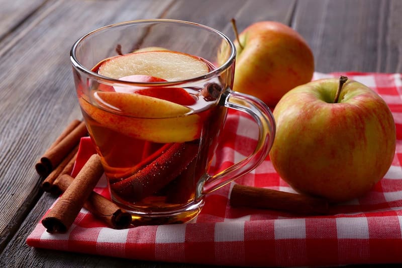 چای سیب و دارچین