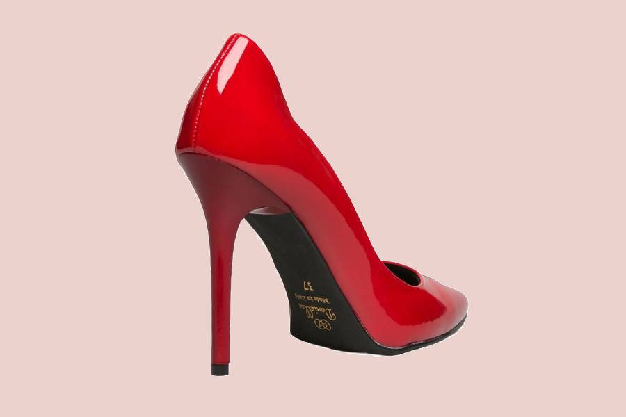 کفش مجلسی قرمز پاشنه بلند