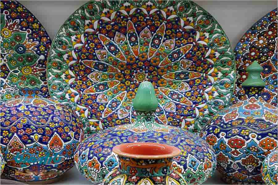 ظروف میناکاری اصفهان