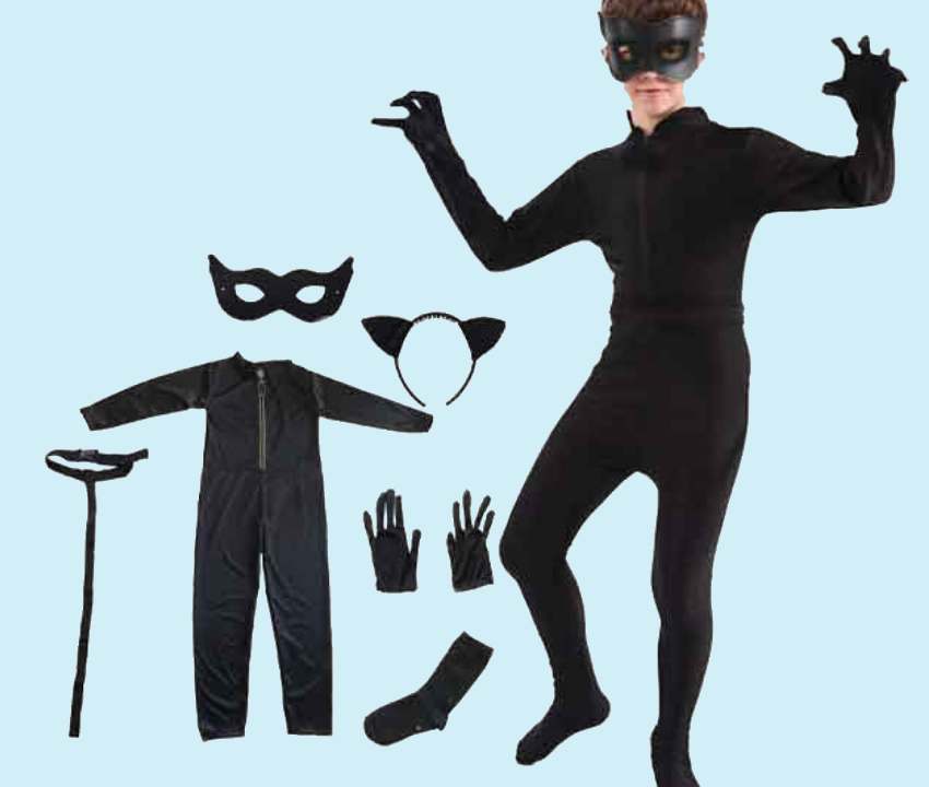 لباس گربه سیاه برای ده سال