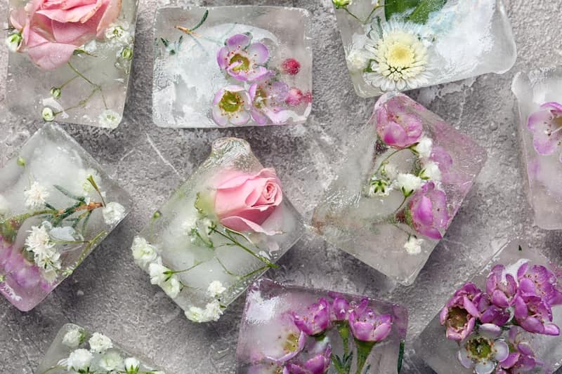 یخ گلاب و خیار