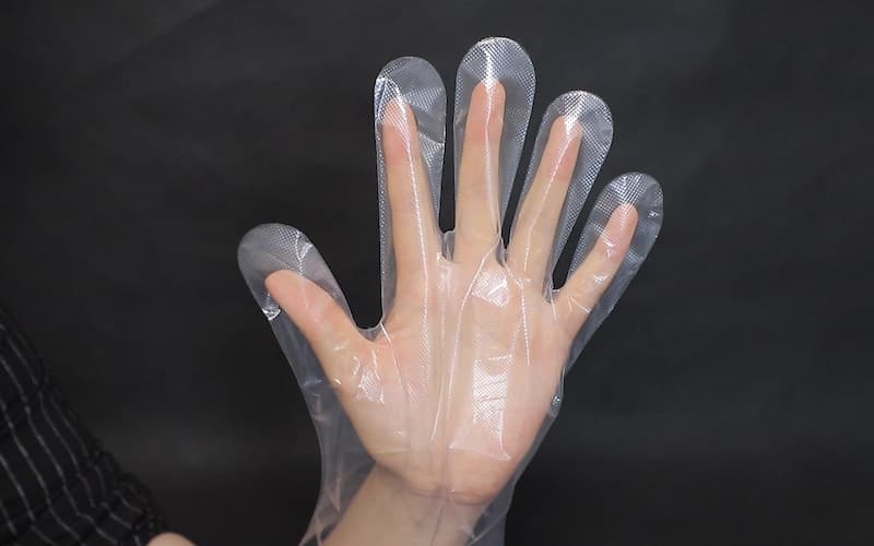 دستکش یکبار مصرف پلاستیکی