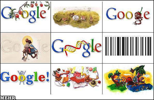 انواع لوگو های گوگل