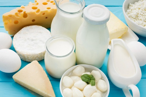 Proposition commerciale pour l'achat de 2 contenants de divers produits laitiers