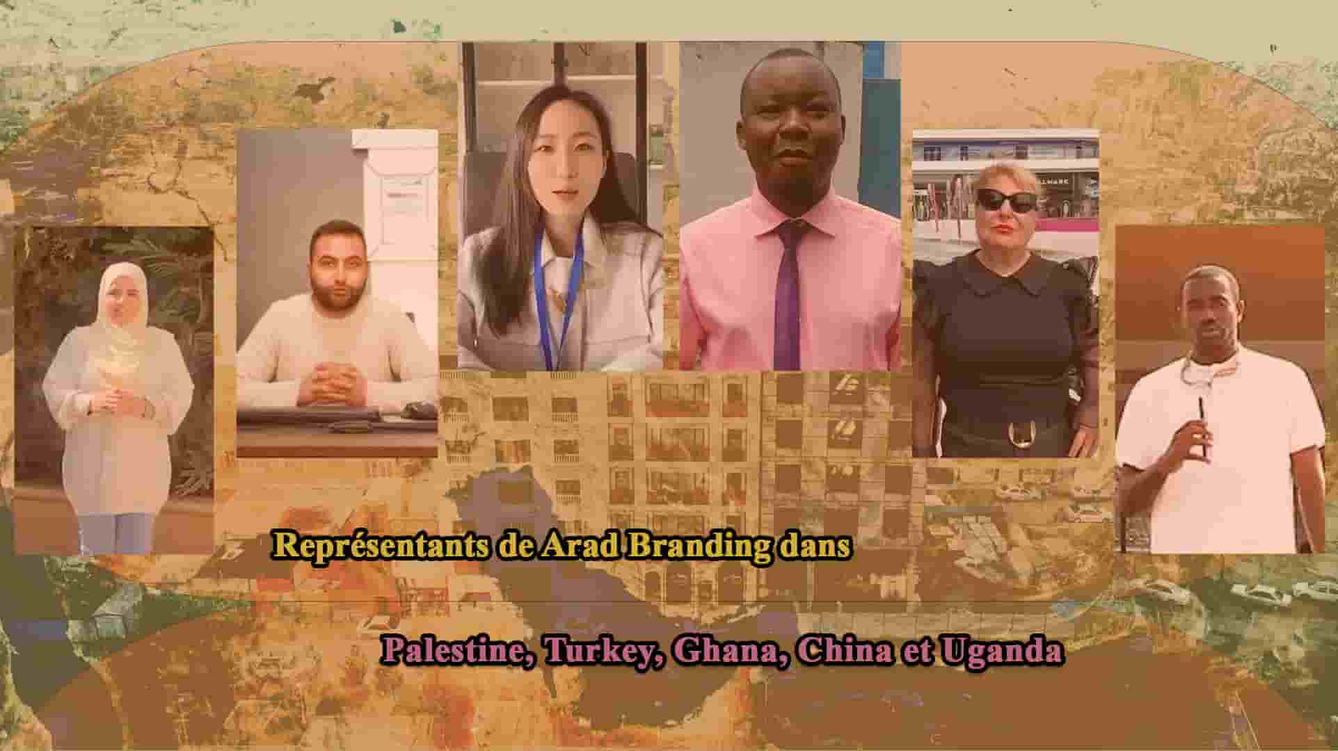 Représentants de China, Turkey, Ghana, Uganda et Palestine + Développement des relations entre Aradis iranien et Aradis d'autres pays