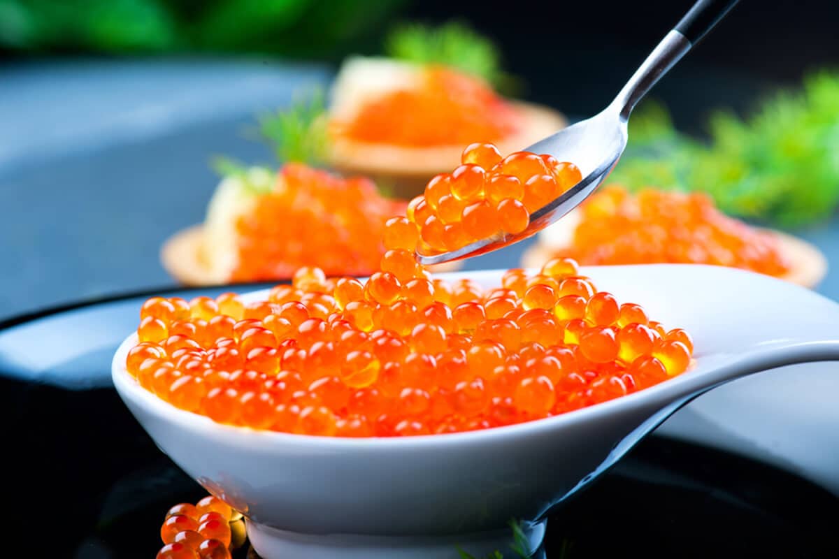 Exportation de caviar dans le monde