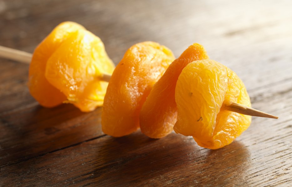 calories d'abricots secs 100g