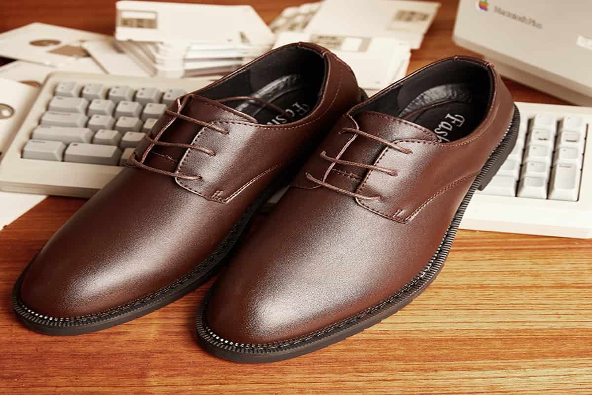 Chaussure cuir noir homme