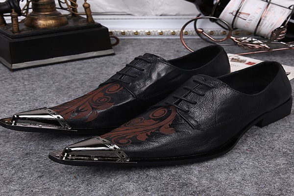 Chaussures cuir noir pour homme avec la meilleure qualité
