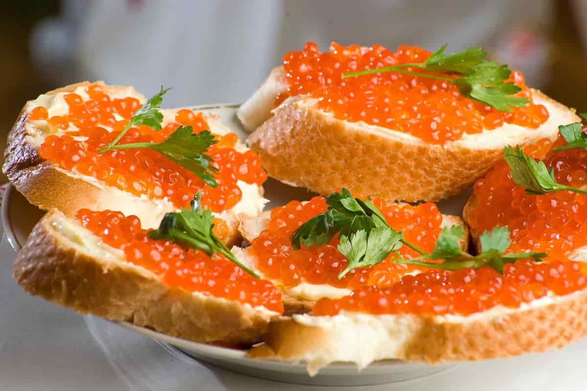 Caviar d’œufs de poisson